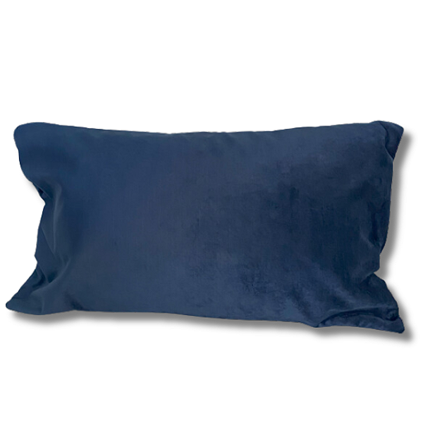 Capa ALMOFADA BAGUETE MARINHO - Veludo 50x30cm