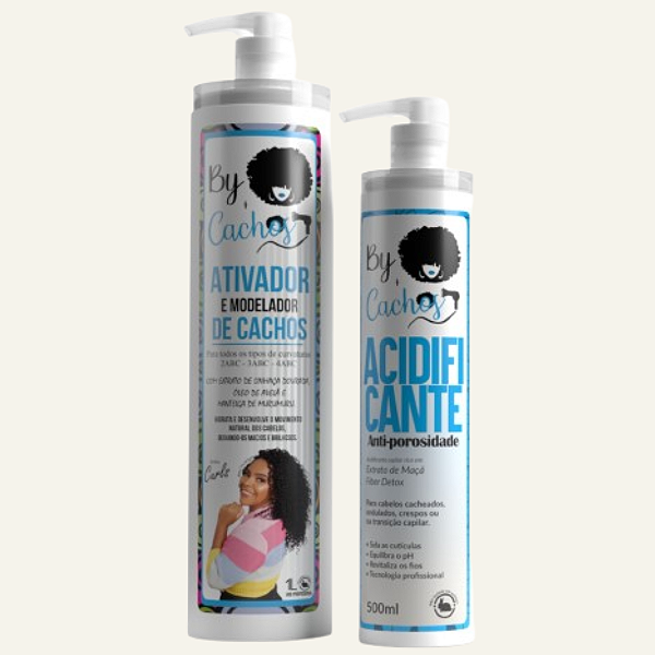 Combo Nutrição + Controle  - Ativador de Cachos  + Acidificante