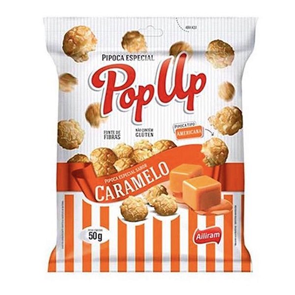 Pipoca Caramelo Pop Up Bel 50g