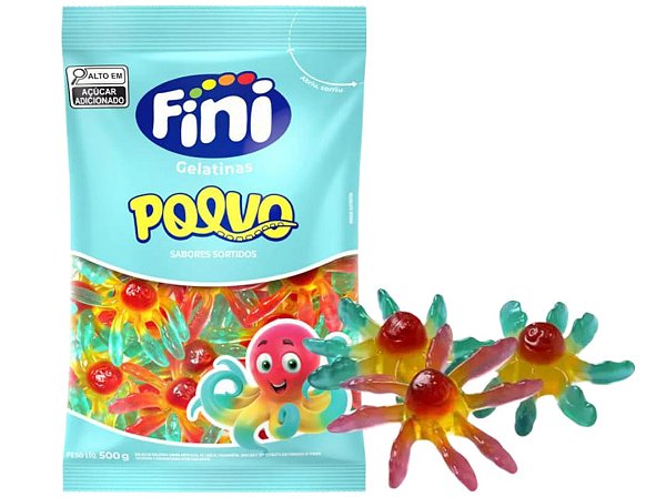 Bala Gelatina Fini Polvo Sortido 500g