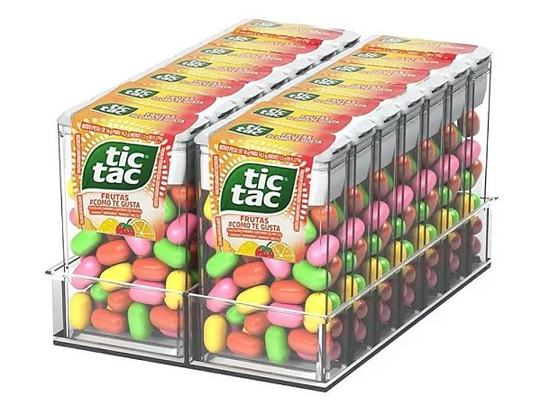 Pastilha Tic Tac Frutas 14,5g C/ 14 Unid - 203g