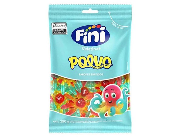 Bala Gelatina Fini Polvo Sortido 250G