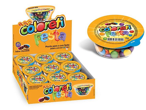 Chocolate Coloreti Festa C/ 18Un  324g