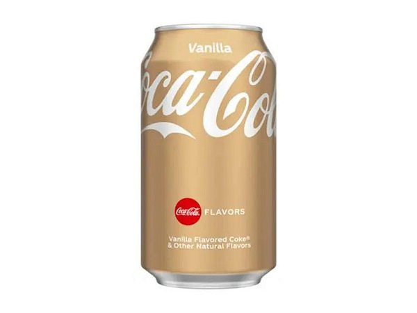 Coca Cola Baunilha Vanilla Coke Flavors 330ml - Importada