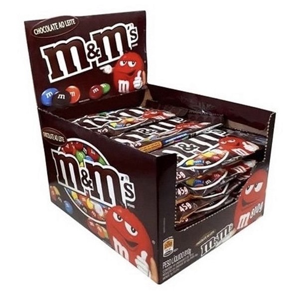 M&M's Chocolate Confeito ao Leite C/ 18u 720g