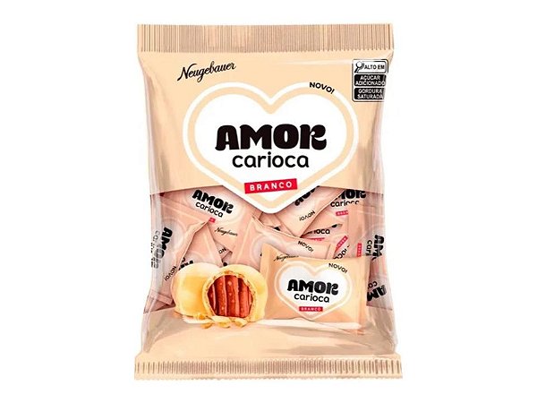 Bombom Amor Carioca Branco 500g - Neugebauer
