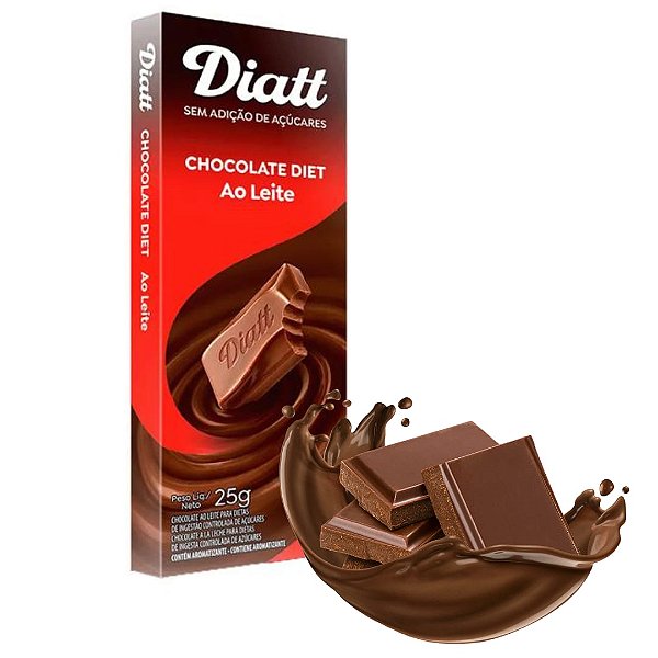Chocolate Diet ao Leite Diatt 25g