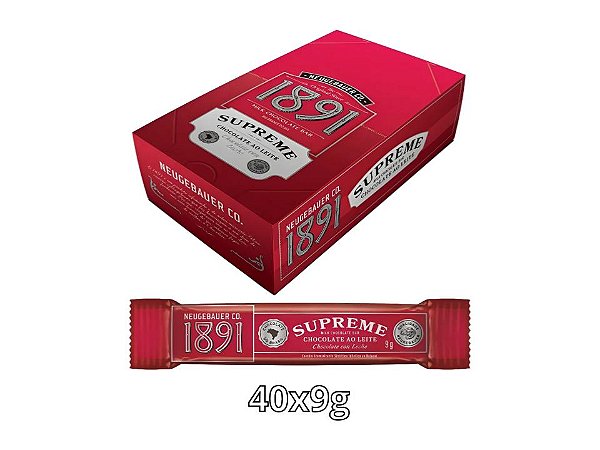 Chocolate Neugebauer 1891 Supreme Ao Leite C/ 40 Unid