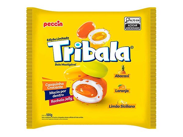 Bala Tribala Abacaxi Laranja Limão Siciliano 500g