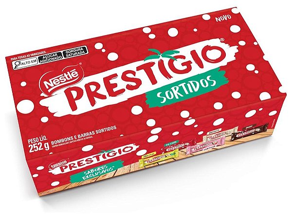 Bombom Prestigio Sortidos Caixa 252g