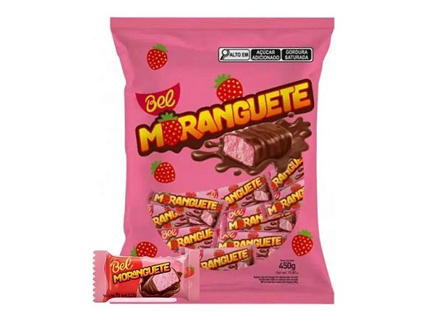 Chocolate Moranguete Bel Pacote C/ 50un 450g