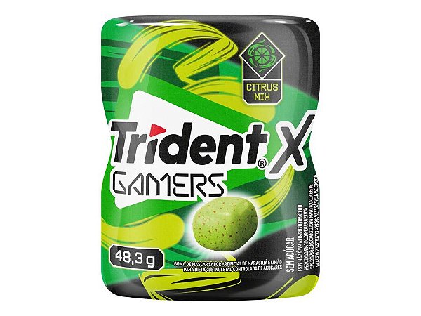 Chiclete Trident Citrus Mix Gamers Pote 48,3g