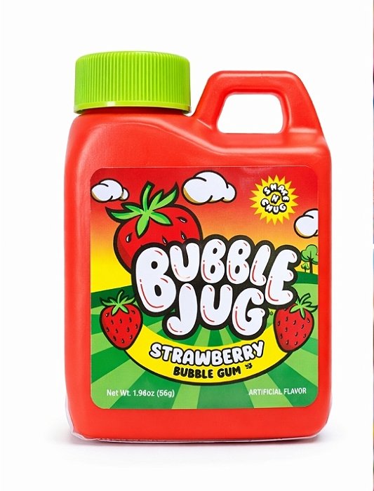 Chiclete em Pó Powder Bubble Jug Strawberry 56g - Importado EUA
