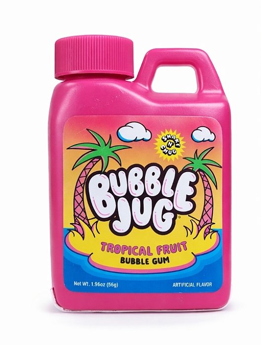 Chiclete em Pó Powder Bubble Jug Tropical Fruit 56g - Importado EUA
