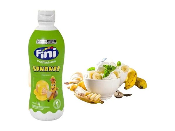 Calda Fini para Sorvete Bananas 1Kg