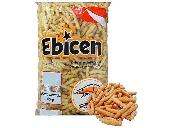 Salgadinho Ebicen Sabor Camarão 500g Food Service
