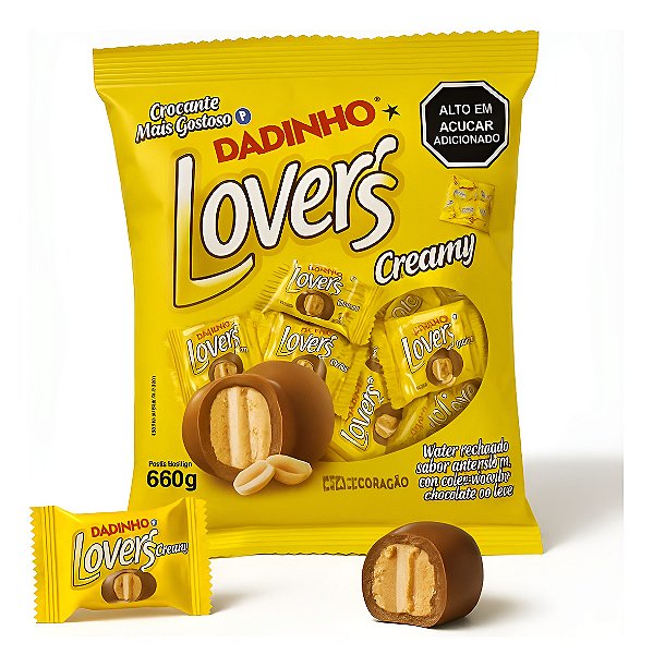 Bombom Dadinho Lovers Creamy 660g - Dizioli