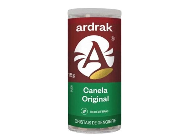 Cristais de Gengibre e Canela Original Tubo 15g - Ardrak