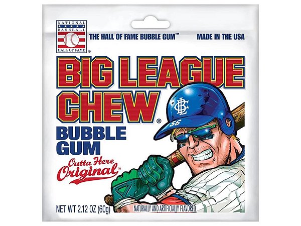Chiclete Big League Chew Outta Here Original 60g - EUA