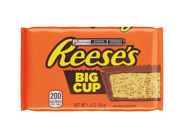 Chocolate Reese's Peanut Butter Big Cup 39g - Importado
