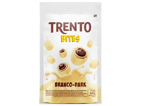 Chocolate Trento Bites Branco Dark Stand Up 120g