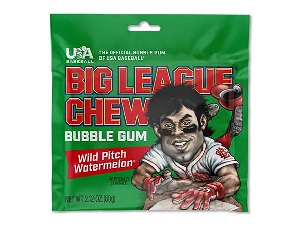 Chiclete Big League Chew Watermelon 60g - Importado EUA