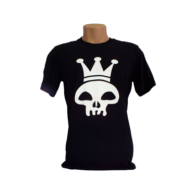 CAMISETA MASCULINA CAPITAL INICIAL COROA BÁSICA PRETA