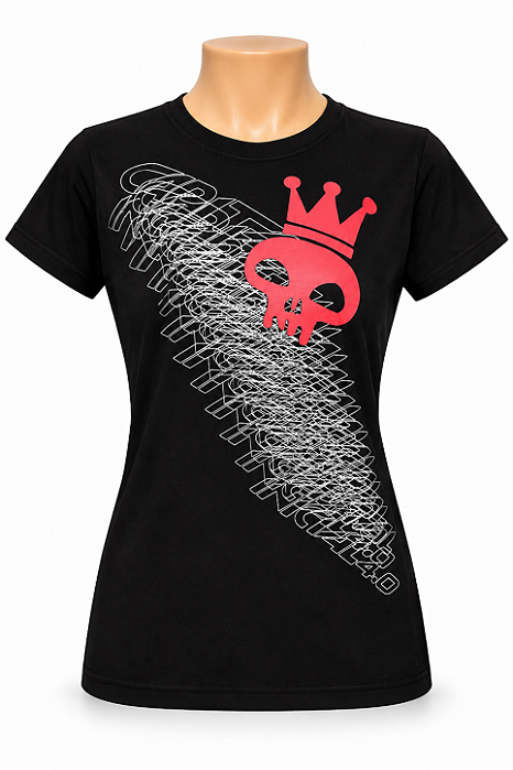 CAMISETA FEMININA CAPITAL INICIAL 4.0 PRETA V2