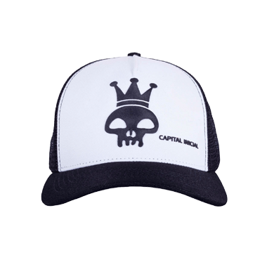 BONÉ TRUCKER BRANCO CAPITAL INICIAL