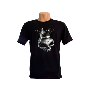 CAMISETA MASCULINA CAPITAL INICIAL CAVEIRA 3D V2