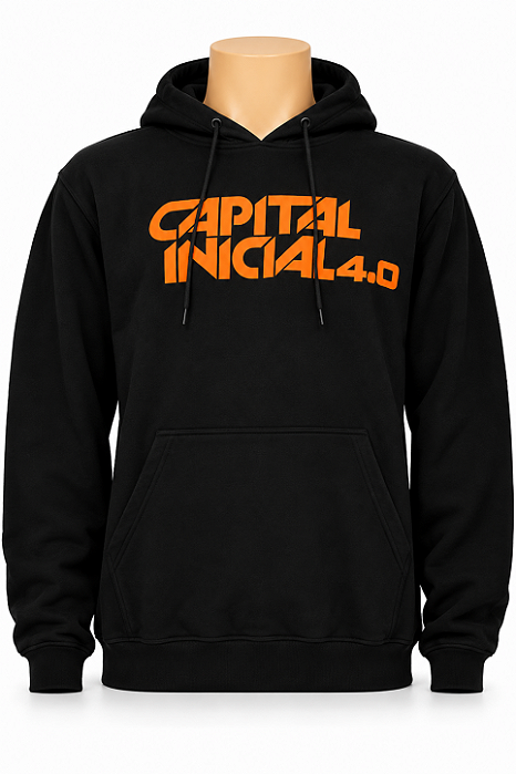 MOLETOM CAPITAL INICIAL 4.0 LOGO LARANJA