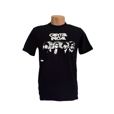 CAMISETA MASCULINA CAPITAL INICIAL MÚSICA URBANA