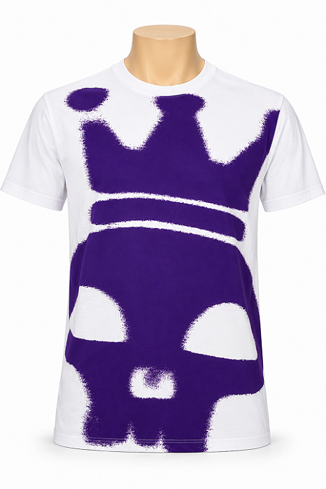 CAMISETA MASCULINA COROA TA25 BRANCA