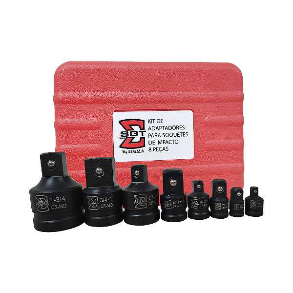 Kit de Soquetes de Impacto com 8 Peças Sigma Tools - 0603191000