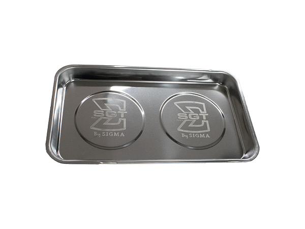 Bandeja Magnetica Retangular Inox 140x240mm Sigma Tools - 0699990201
