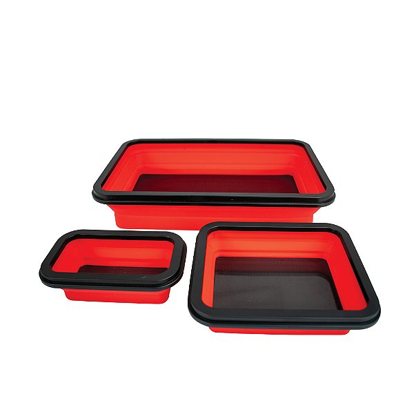 Kit 3 Bandejas Magnéticas dobráveis em SIlicone Sigma Tools - 0699990205