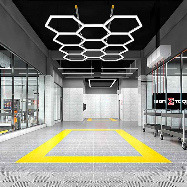 Luminária Colméia Hexagonal em LED com 11 Células Sigma Tools - 1602010011