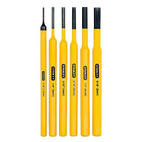 Jogo de Saca-Pino Paralelo com 6 Peças Stanley - 16-226