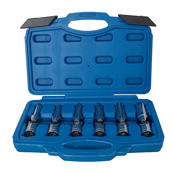 Kit 6 Soquetes de Vela Articulados Sigma Tools - 0699940021