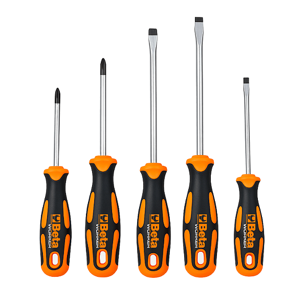 Jogo com 5 Chaves Phillips/fenda - Beta Worker