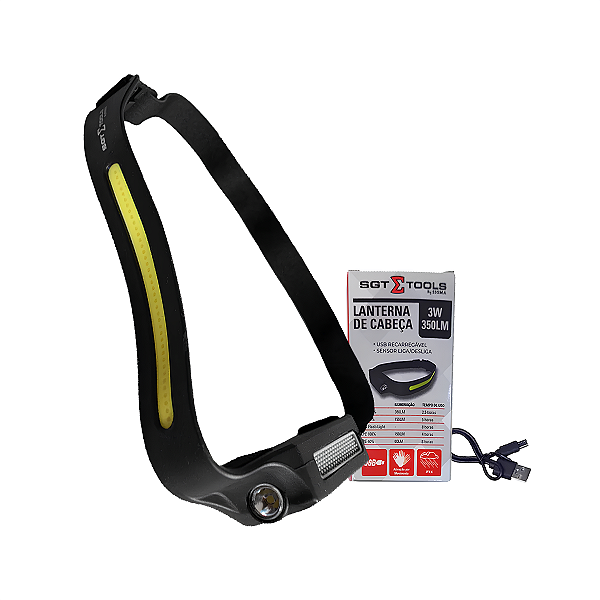 Lanterna de Cabeça 3W – 350LM Sigma Tools - SGT-8511