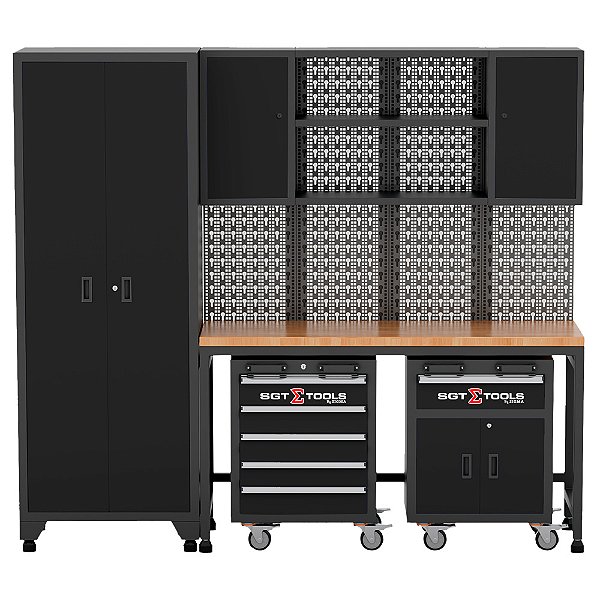 Conjunto de Armários Modulados 9 Peças Sigma Tools