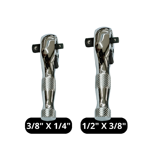 Kit 2 Catracas Combinadas 2 em 1 (3/8"x 1/4") (1/2"x 3/8") Sigma Tools