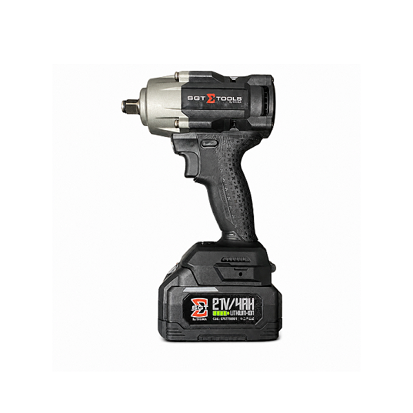 Chave De Impacto 1/2 À Bateria 900nm 2 Baterias Sigma Tools - SGT-7582