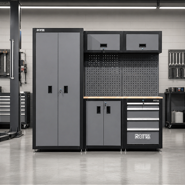 Armário Modular de Parede para Oficina com Bancada Rotta - RTT3699