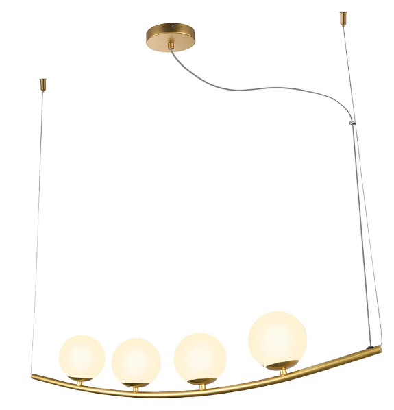 Pendente Lustre Oscar Dourado 12x100x17cm 4xG9 100W - HP002