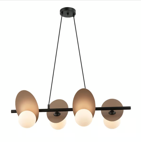Pendente Lustre Ibira Nude 22x68.5x31cm 4xG9 100W - HL011