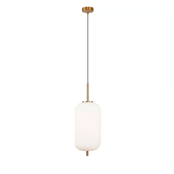 Pendente Lustre Tres Dourado 27x59.5cm 1xE27 - HC015G