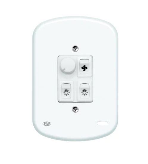 Variador Controlador Ventilador Rotativo + 2 Lampadas - 929