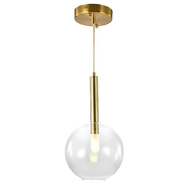 Pendente Lustre Filó Bronze 18x33.5cm 1xG9 - RZ006